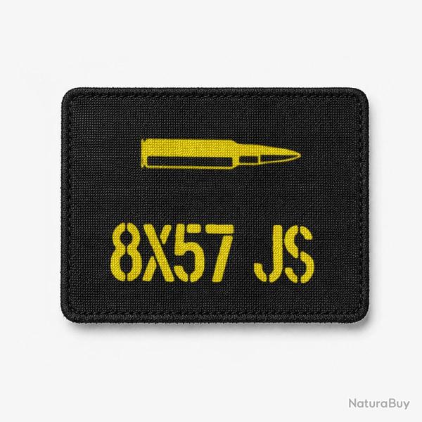 Patch 8�57 JS - Noir / Jaune