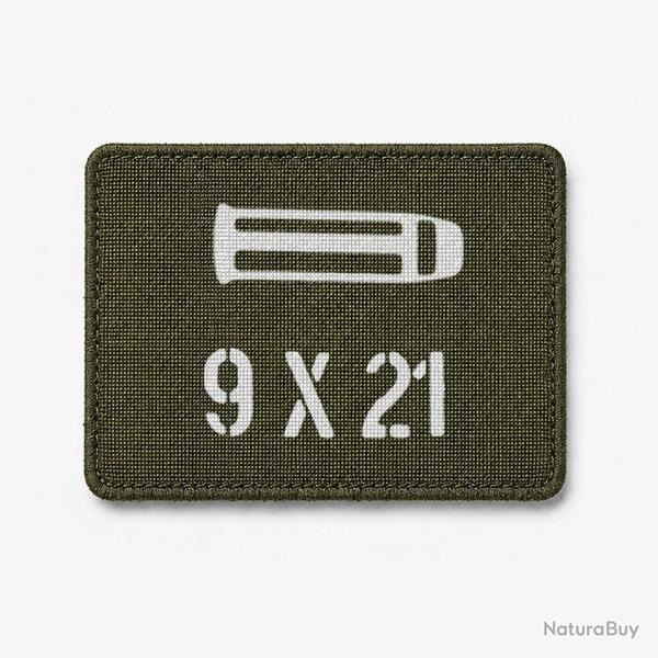 Patch 9�21 - Olive / Blanc