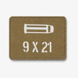 Patch 9&times;21 - Coyote / Blanc