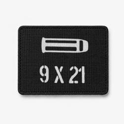Patch 9&times;21 - Noir / Blanc
