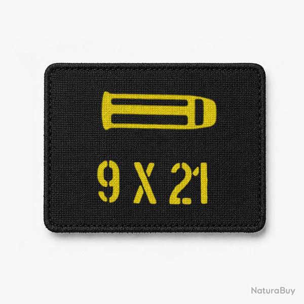 Patch 9�21 - Noir / Jaune