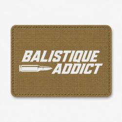 Patch Tir Sportif - Balistique Addict - Coyote / Blanc