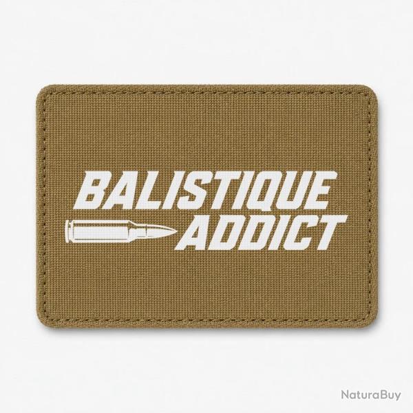 Patch Tir Sportif - Balistique Addict - Coyote / Blanc
