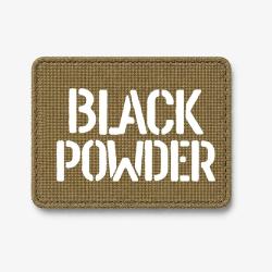 Patch Black Powder - Coyote / Blanc
