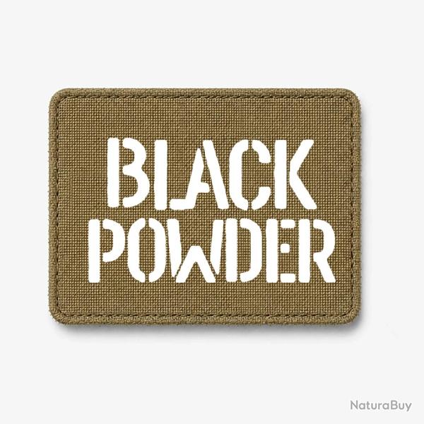 Patch Black Powder - Coyote / Blanc
