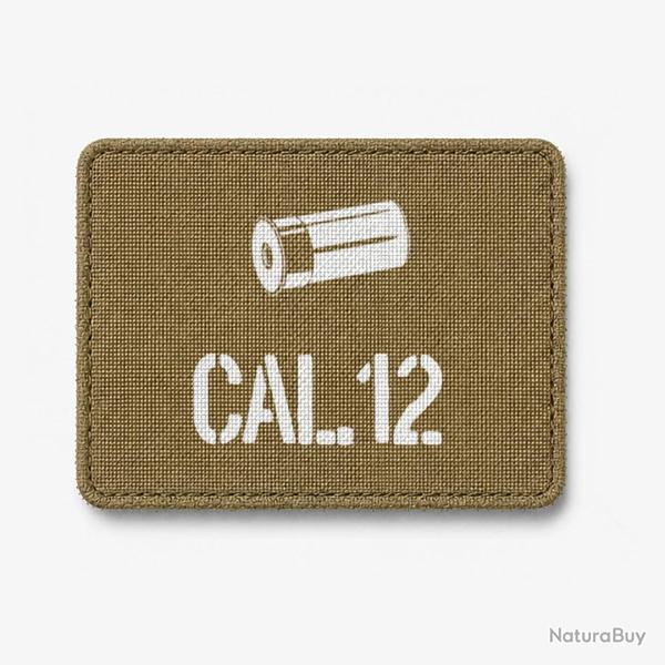 Patch Cal.12 - Coyote / Blanc