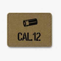 Patch Cal.12 - Coyote / Noir