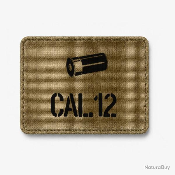 Patch Cal.12 - Coyote / Noir