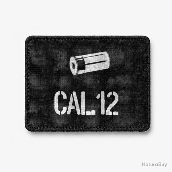 Patch Cal.12 - Noir / Blanc