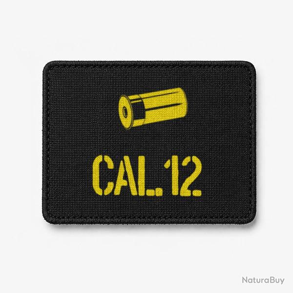 Patch Cal.12 - Noir / Jaune