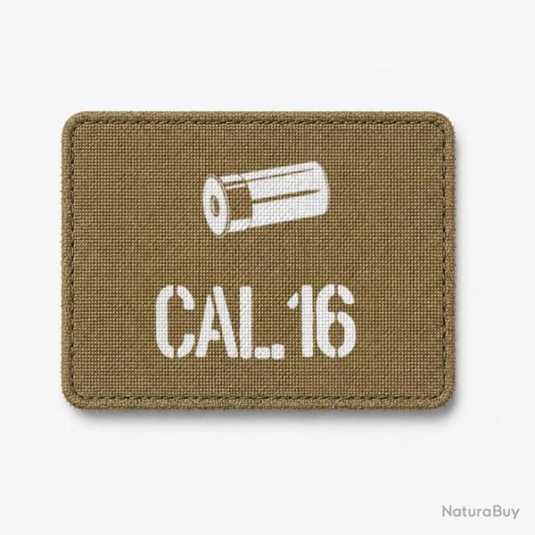Patch Cal.16 - Coyote / Blanc