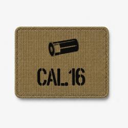 Patch Cal.16 - Coyote / Noir