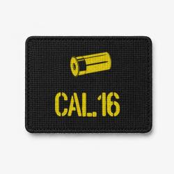 Patch Cal.16 - Noir / Jaune