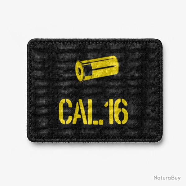 Patch Cal.16 - Noir / Jaune