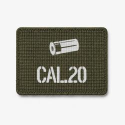 Patch Cal.20 - Olive / Blanc