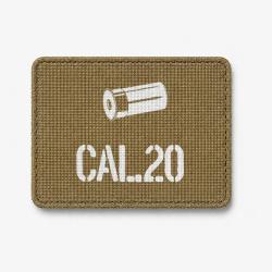 Patch Cal.20 - Coyote / Blanc