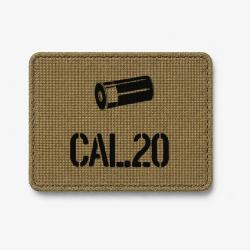 Patch Cal.20 - Coyote / Noir
