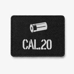 Patch Cal.20 - Noir / Blanc