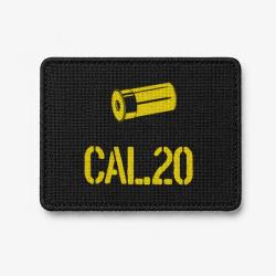 Patch Cal.20 - Noir / Jaune