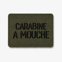 Patch Carabine &agrave; mouche - Olive / Noir