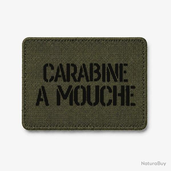 Patch Carabine � mouche - Olive / Noir