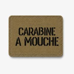 Patch Carabine &agrave; mouche - Coyote / Noir