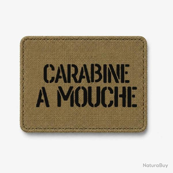 Patch Carabine � mouche - Coyote / Noir