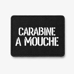 Patch Carabine &agrave; mouche - Noir / Blanc
