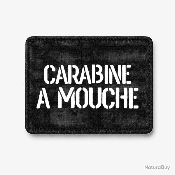 Patch Carabine � mouche - Noir / Blanc