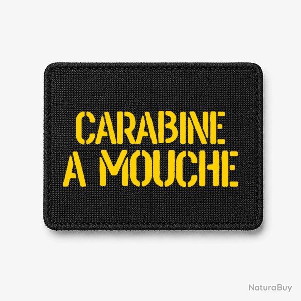 Patch Carabine � mouche - Noir / Jaune