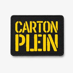 Patch Carton Plein - Noir / Jaune