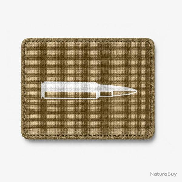 Patch Cartouche - Coyote / Blanc