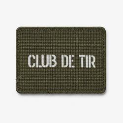 Patch CLUB DE TIR - Olive / Blanc