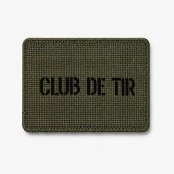 Patch CLUB DE TIR - Olive / Noir