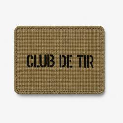 Patch CLUB DE TIR - Coyote / Noir