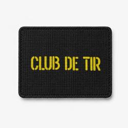 Patch CLUB DE TIR - Noir / Jaune