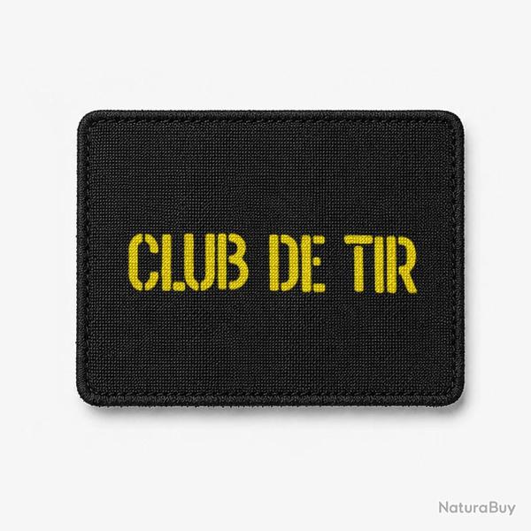 Patch CLUB DE TIR - Noir / Jaune