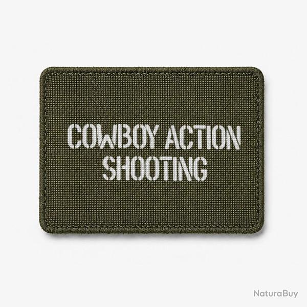 Patch Cowboy Action Shooting - Olive / Blanc