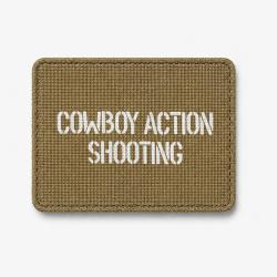 Patch Cowboy Action Shooting - Coyote / Blanc