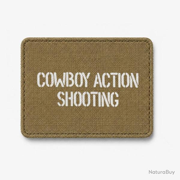 Patch Cowboy Action Shooting - Coyote / Blanc