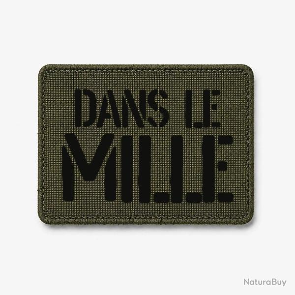 Patch Dans le Mille - Olive / Noir
