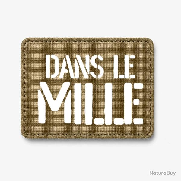 Patch Dans le Mille - Coyote / Blanc