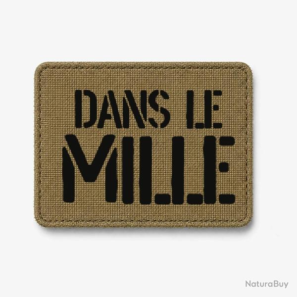 Patch Dans le Mille - Coyote / Noir