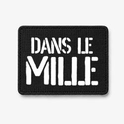 Patch Dans le Mille - Noir / Blanc