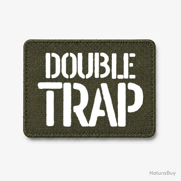 Patch Double Trap - Olive / Blanc