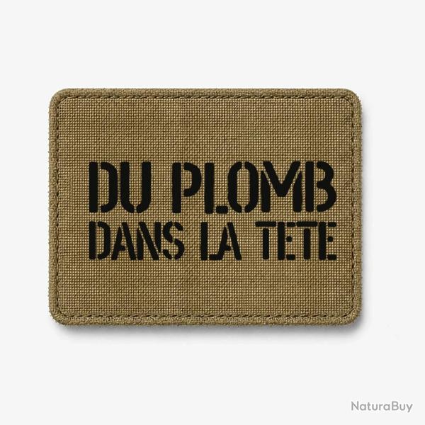 Patch Du Plomb dans la T�te - Coyote / Noir
