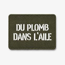 Patch Du Plomb dans l'aile - Olive / Blanc