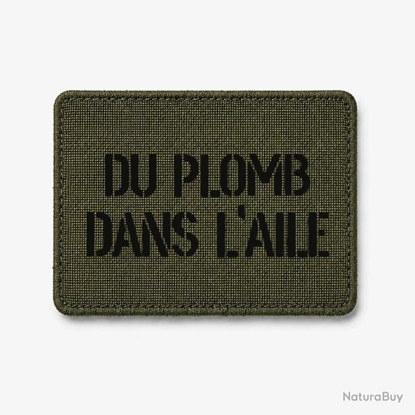 Patch Du Plomb dans l'aile - Olive / Noir