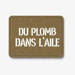 Patch Du Plomb dans l'aile - Coyote / Blanc
