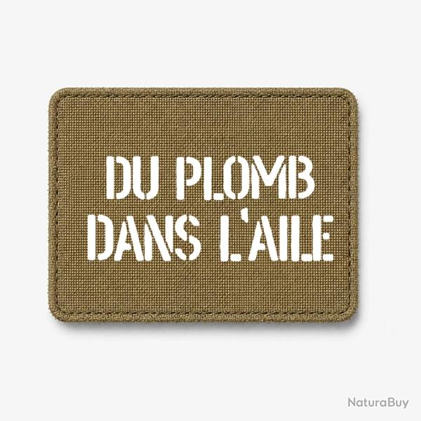 Patch Du Plomb dans l'aile - Coyote / Blanc